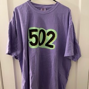 Comfort Colors Purple Tee - Louisville, KY